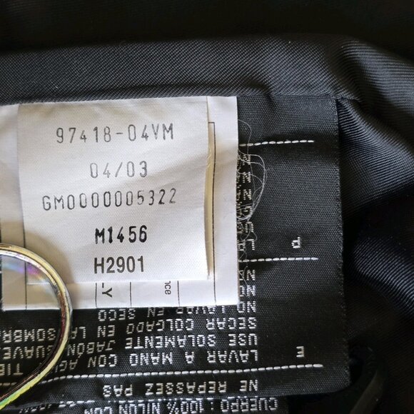 Vtg Harley Davidson Racing Jacket Mens L Black Quilted Detach Lining Pockets Zip - Picture 12 of 16